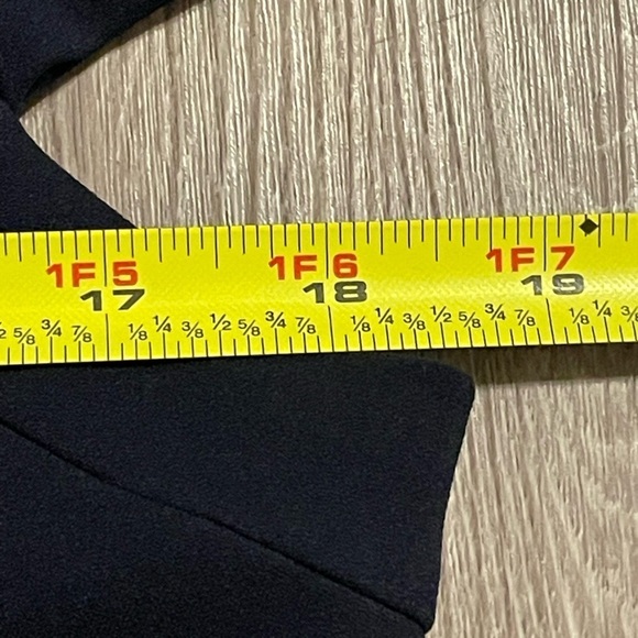 Tahari Women’s Jumpsuit Size 10 Blue Stretch Business Causal Academia Classic - Picture 12 of 17